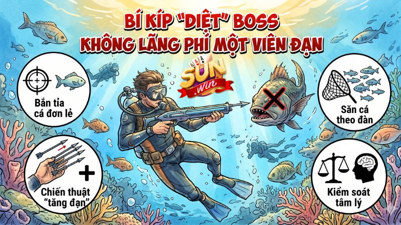 Bí kíp "diệt" Boss không lãng phí một viên đạn