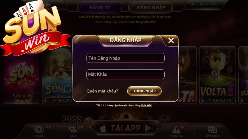 Hướng dẫn các bước đăng nhập Sunwin chuẩn xác nhất