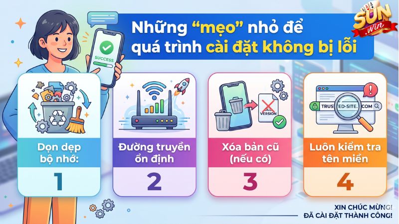 Những "mẹo" nhỏ để quá trình cài đặt không bị lỗi