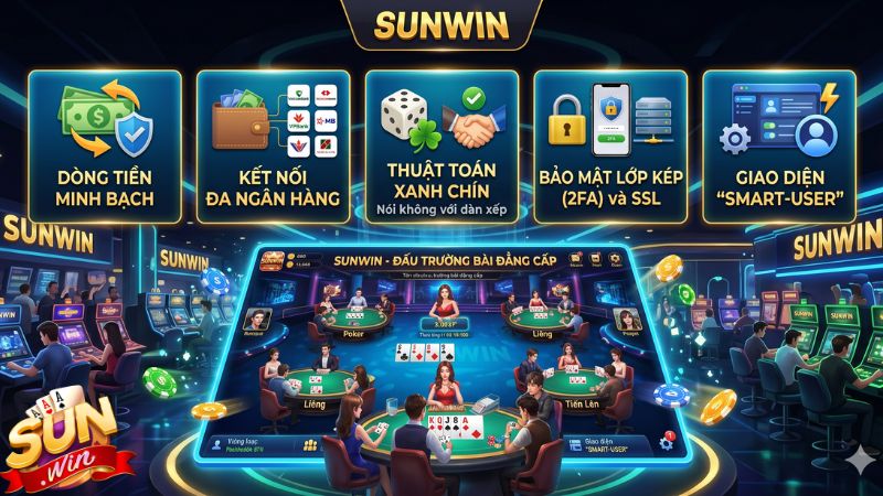 Sảnh game bài Sunwin, sự lựa chọn số 1 của anh em game thủ